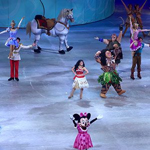 Disney on Ice performing at Bridgestone Arena in Nashville, Tennessee