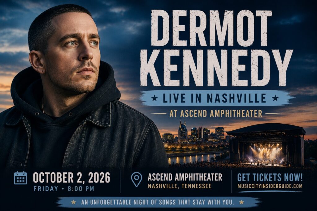 Dermot Kennedy at Ascend Amphitheater Nashville 2026