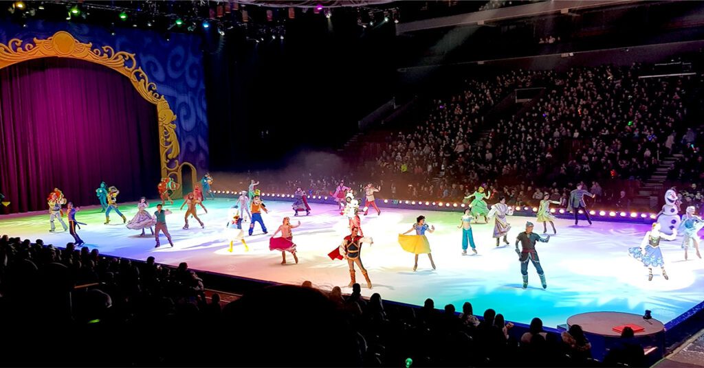 Disney On Ice performance at Bridgestone Arena in Nashville.
