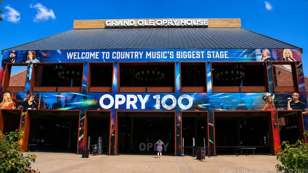 Grand Ole Opry House in Nashville decorated for Christmas. Come enjoy the Opry Country Christmas