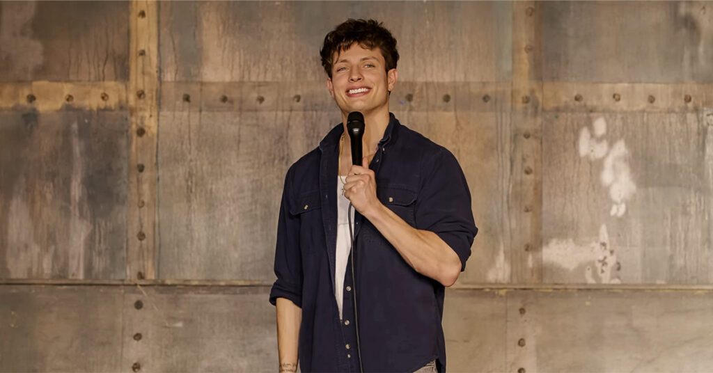 Matt Rife performing live during his Stay Golden World Tour at Bridgestone Arena in Nashville