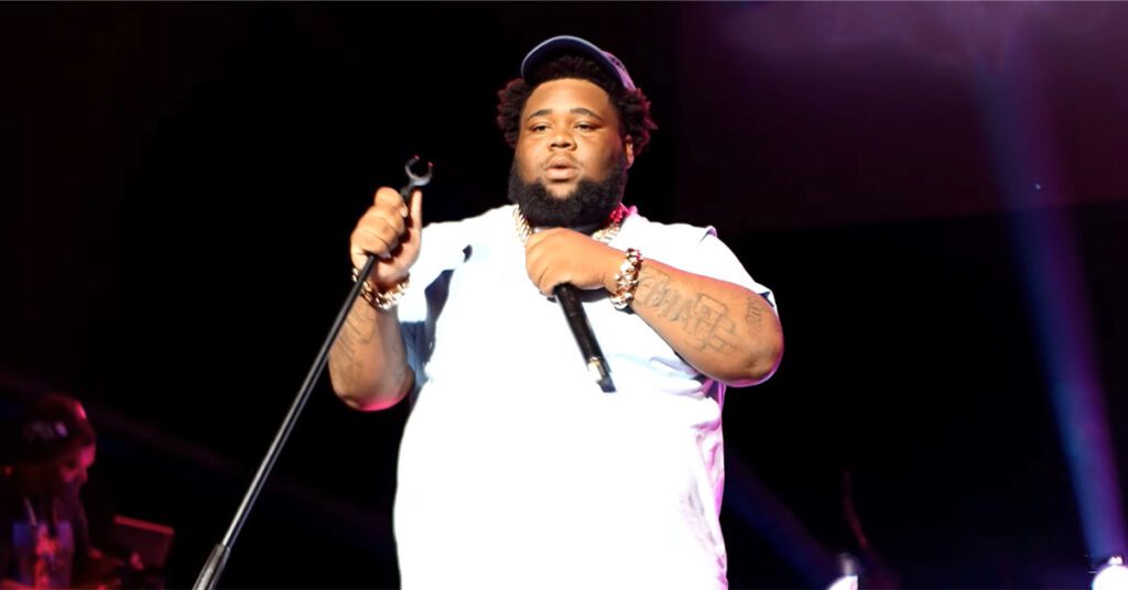 Rod Wave performing live during his 2026 concert at Bridgestone Arena in Nashville