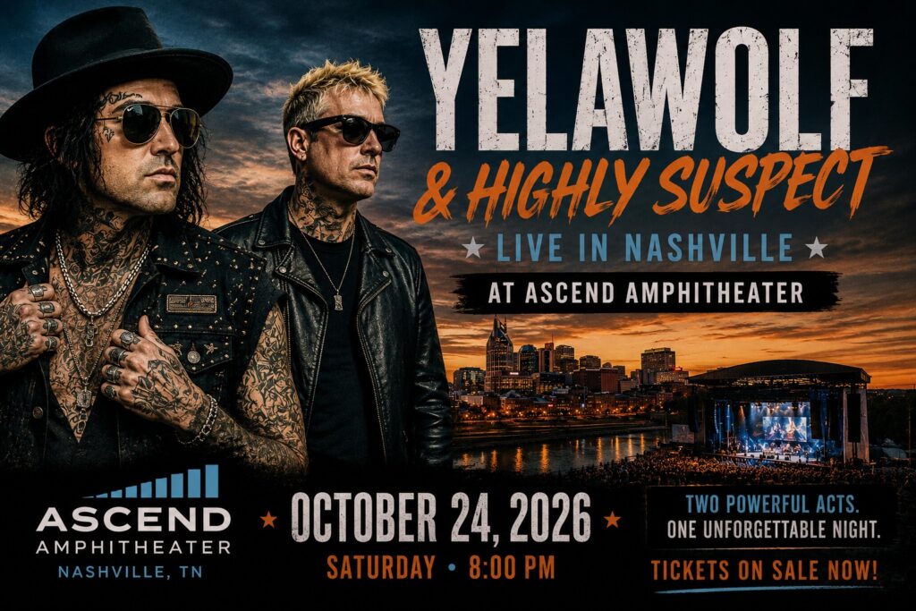 Yelawolf & Highly Suspect at Ascend Amphitheater Nashville 2026